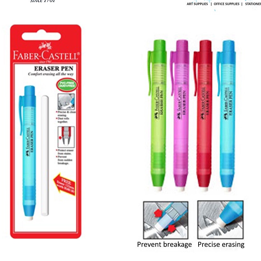 FaberCastell Eraser Pen + Eraser Refill Shopee Malaysia