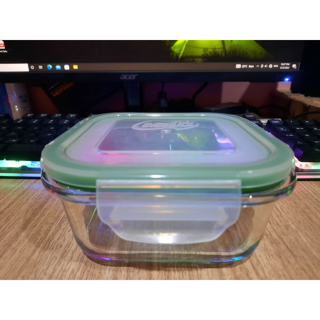 Nestle Milo Glass Food Container with Glass Lid Shopee Malaysia