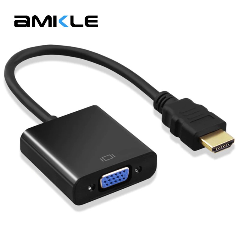 Amkle HDMI to VGA Adapter Cable HDMI to VGA Converter