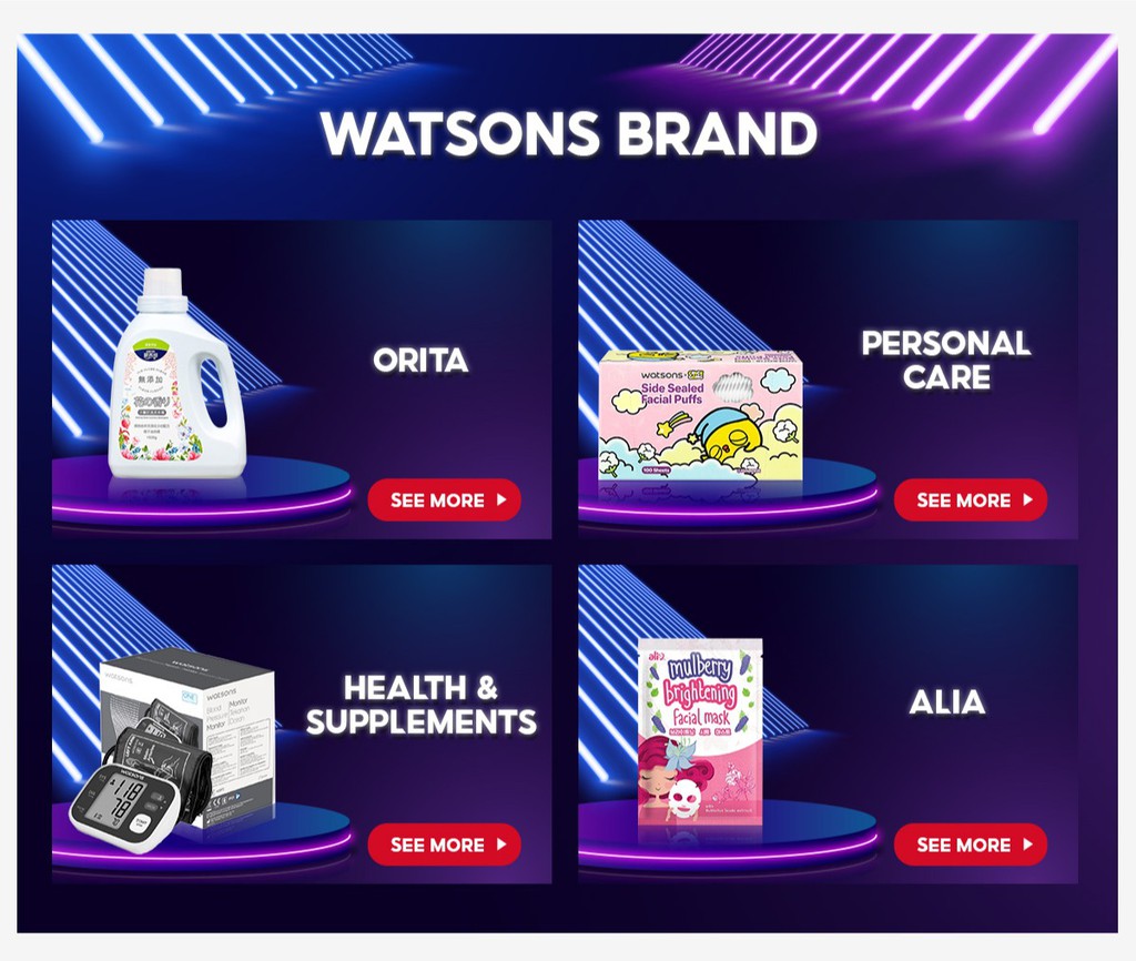 Watsons Malaysia, Online Shop Shopee Malaysia