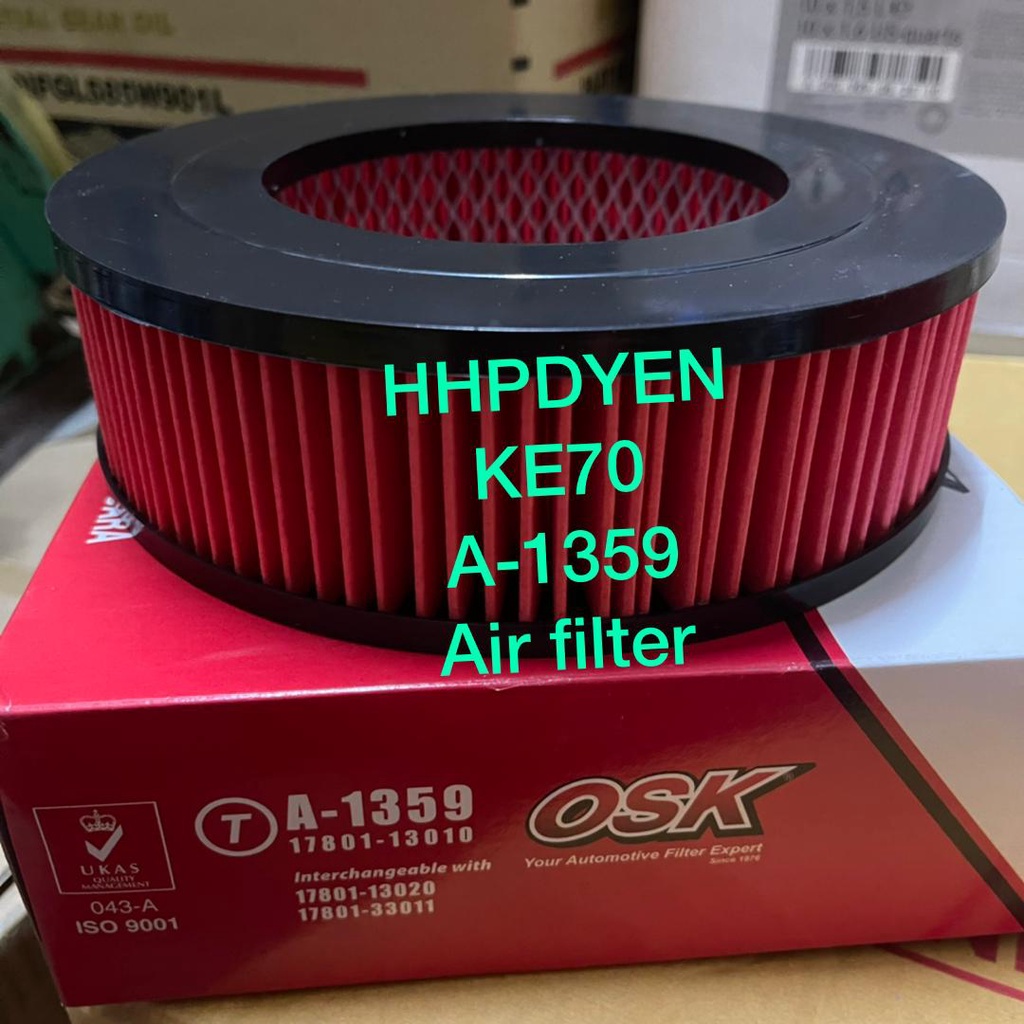 TOYOTA COROLLA KE70 AIR FILTER (OSK) [1PCS] READY STOCK!!! Shopee