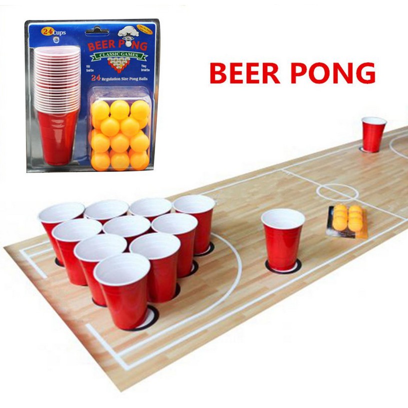 1 Set Entertainment Fun Party Ping Pong Game Party Game
