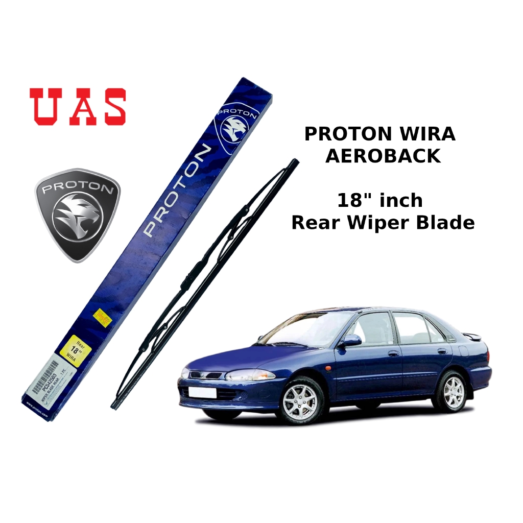 Original PROTON WIRA AEROBACK Rear Wiper Blade 18" Shopee Malaysia