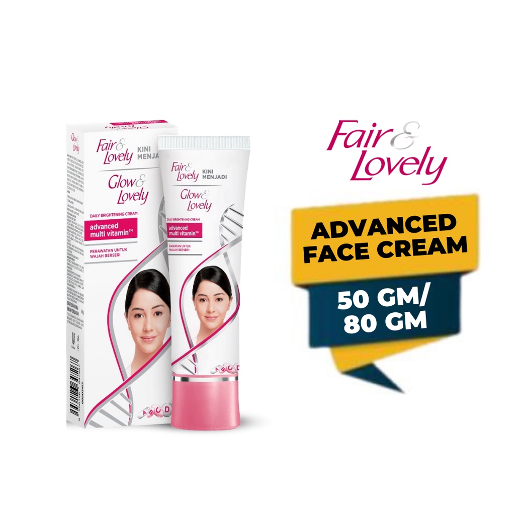 FAIR & LOVELY (GLOW & LOVELY) ADVANCED MULTI VITAMIN FAIRNESS CREAM
