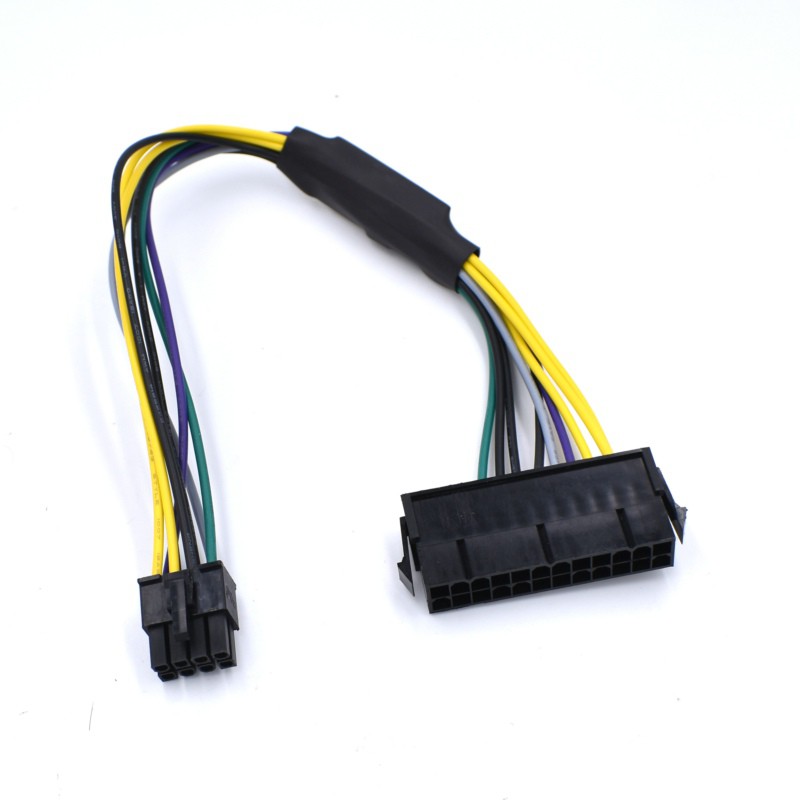 ATX24 pin to 8 pin ATX Power Supply Adapter Cable for DELL Optiplex