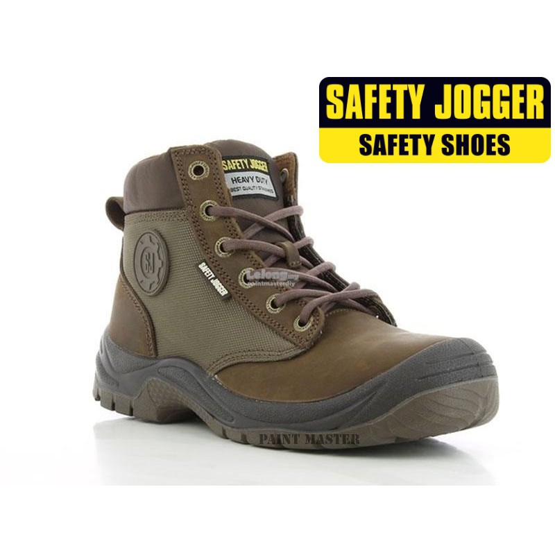SAFETY JOGGER Safety Shoe DAKAR Brown Middle Cut Shopee Malaysia