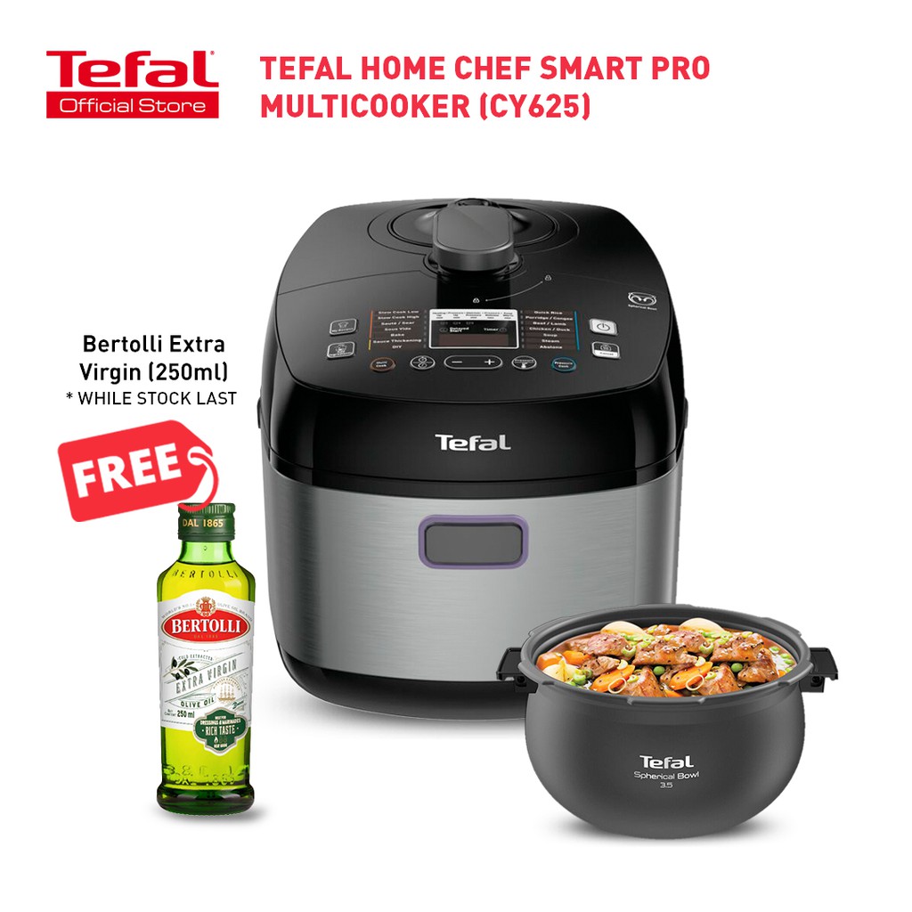 Tefal Home Chef Smart Pro Multicooker 5.0L CY625 Shopee Malaysia
