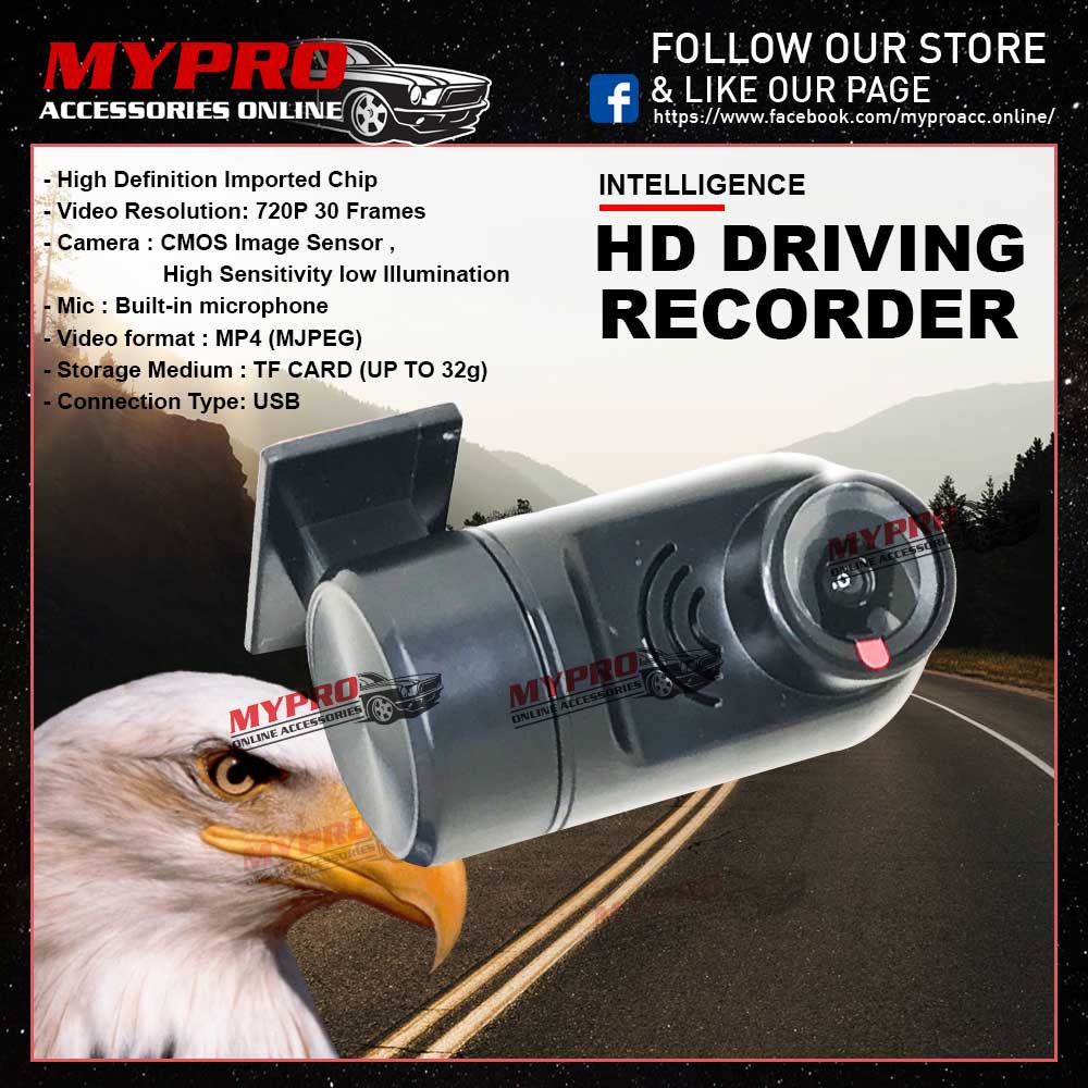 Blackbox DVR Intelligence Automotive Car DVR HD Driving Recorder Car