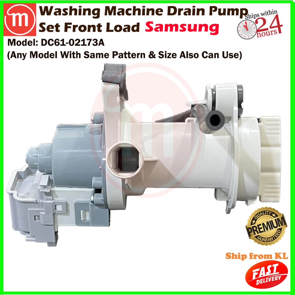Samsung Washing Machine Drain Pump Complete Set Front Load DC6102173A Shopee Malaysia