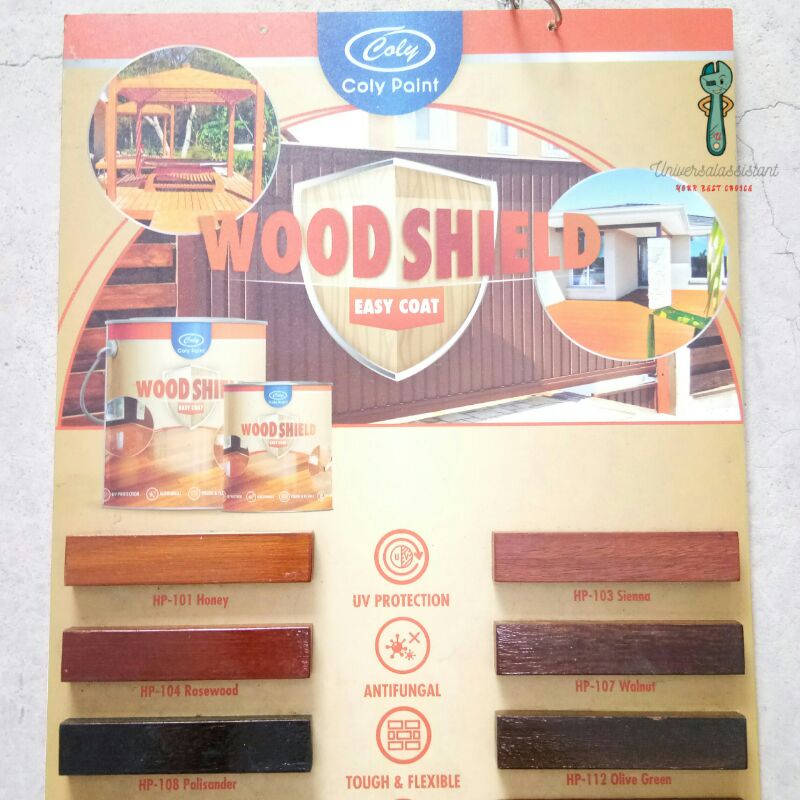 【1L】COLY Wood Varnish UV Protect Cat Wood Shellac High Quality