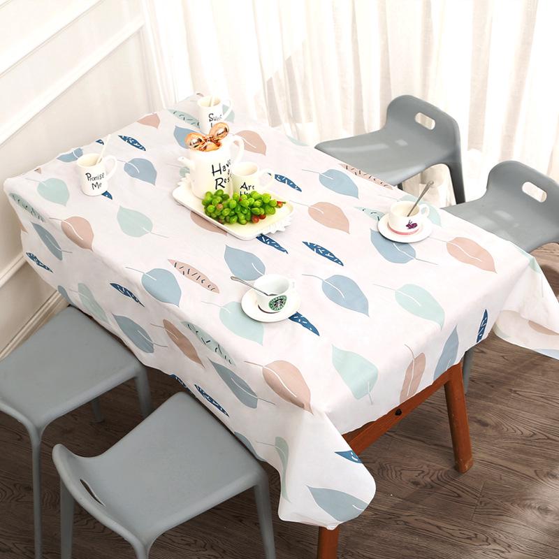 Nordic tablecloth Waterproof oilproof disposable antiscalding PVC