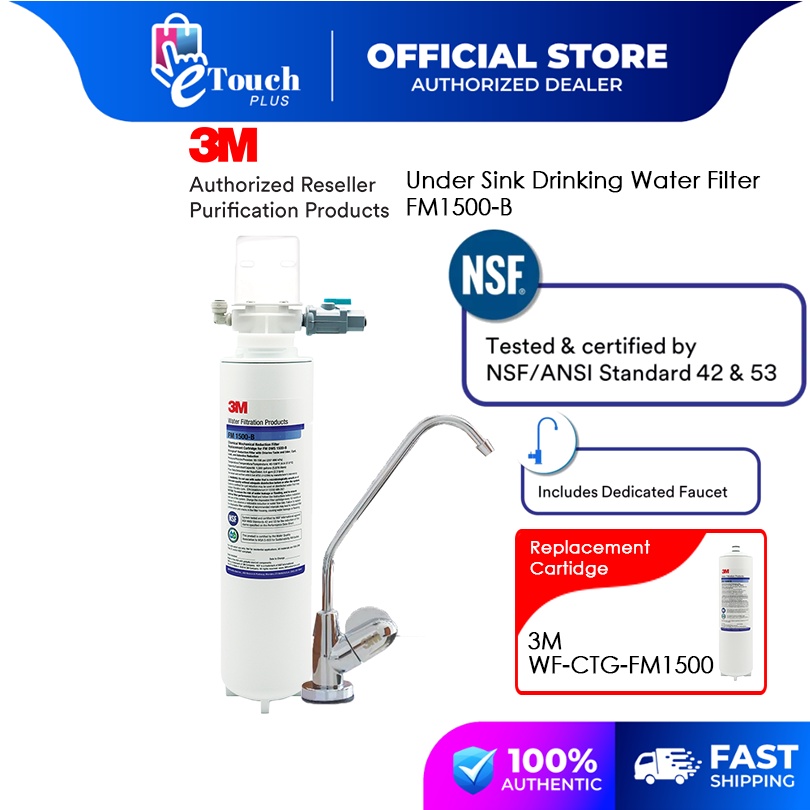 [FREE SHIP]3M FM1500 B Under Sink Water Filter 3M WFCTGFM1500