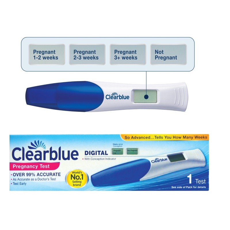 clearblue digital pregnancy test kit (expiry 11/21) Shopee Malaysia