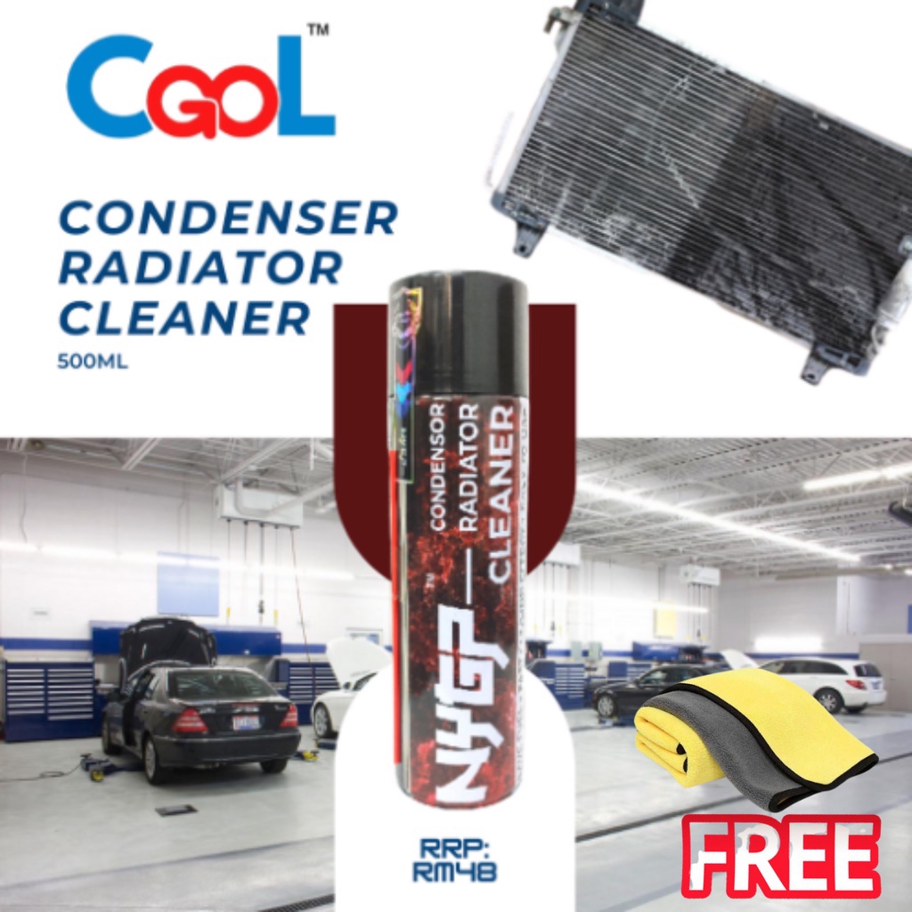 NYGP AIRCOND COOLING COIL CONDENSER RADIATOR CLEANER CAR AIRCOND