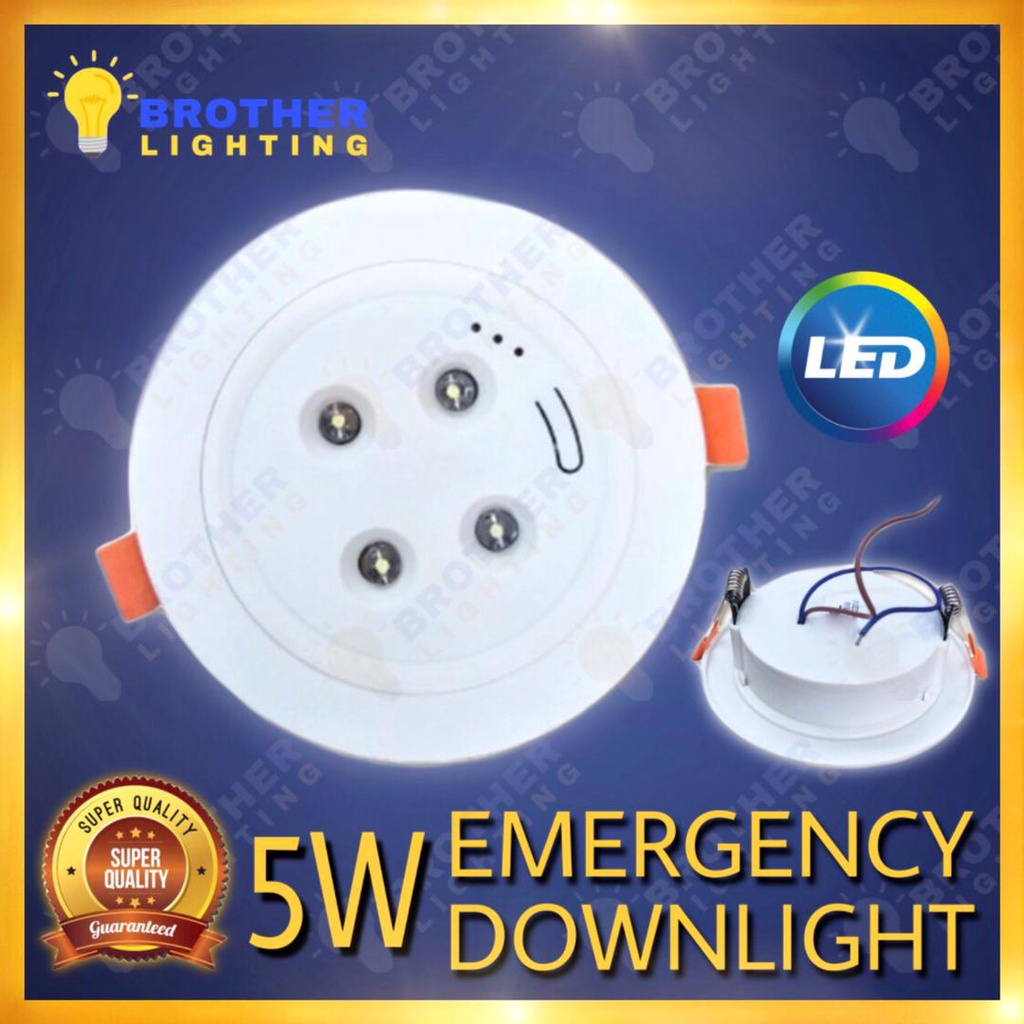 5W LED Emergency Light Spotlight Recessed SelfContained Emergency