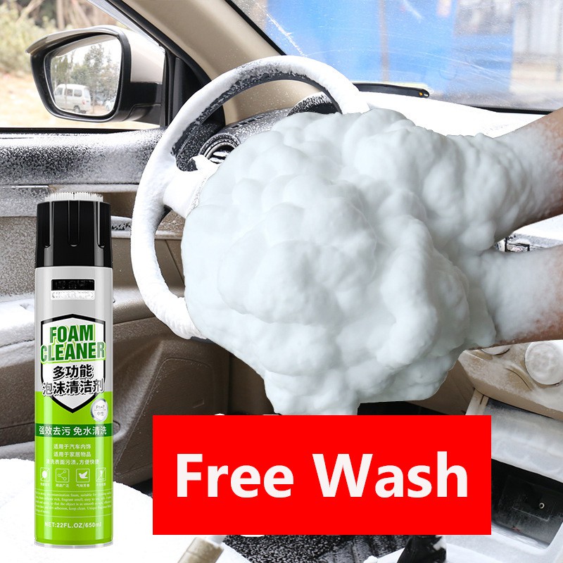 Locaupin Bubbles Cleaner Free Water Multi Purpose Car Interior Washing