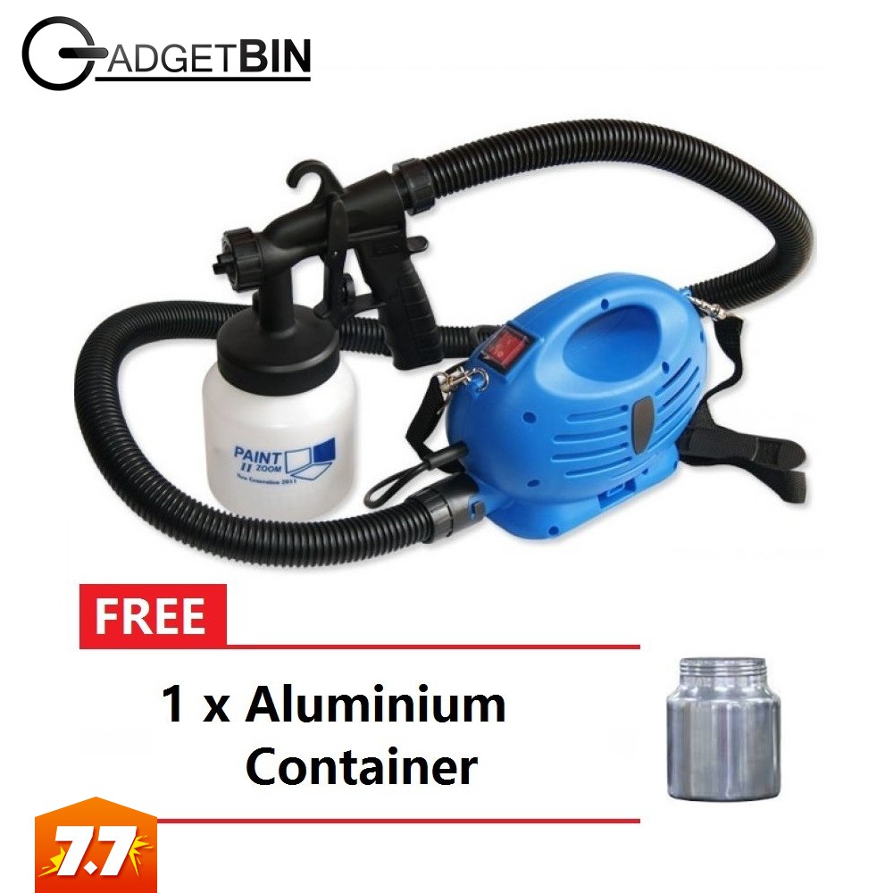Paint Zoom Professional Electric Sprayer Paint Gun FREE Aluminium
