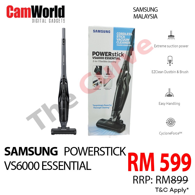 SAMSUNG POWERSTICK VS6000 ESSENTIAL CORDLESS VACUUM Shopee Malaysia