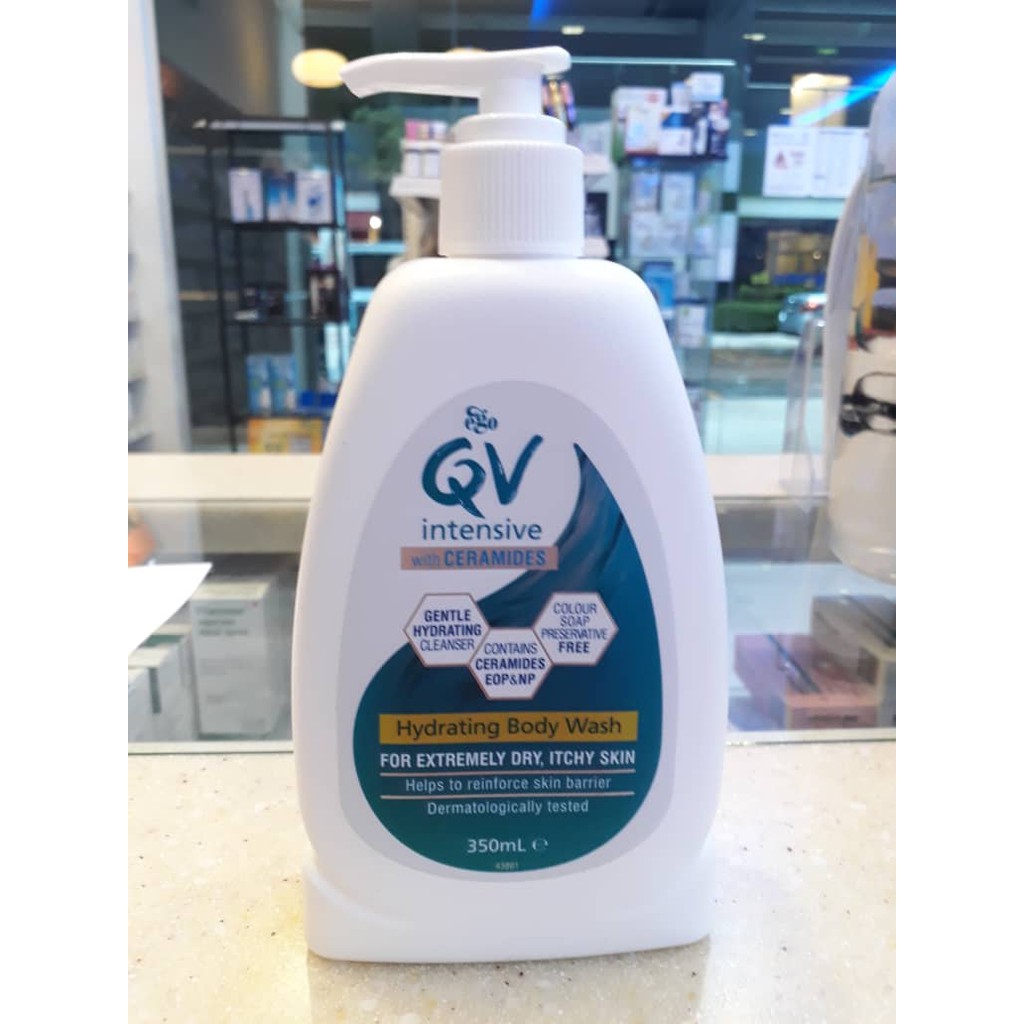 QV INTENSIVE WITH CERAMIDES HYDRATING BODY WASH 350ML FOR EXTREMELY DRY