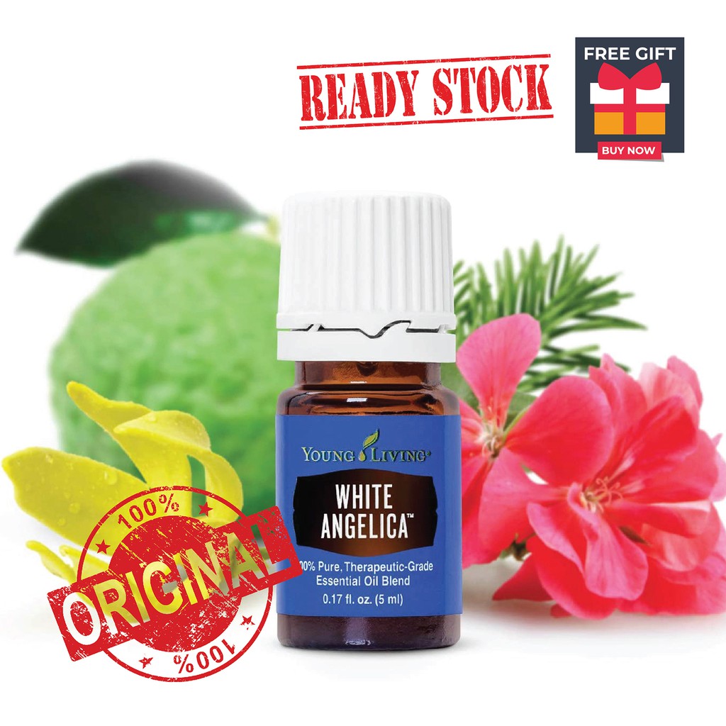 PROMO ORIGINAL Young Living White Angelica Essential Oil 5ml Shopee