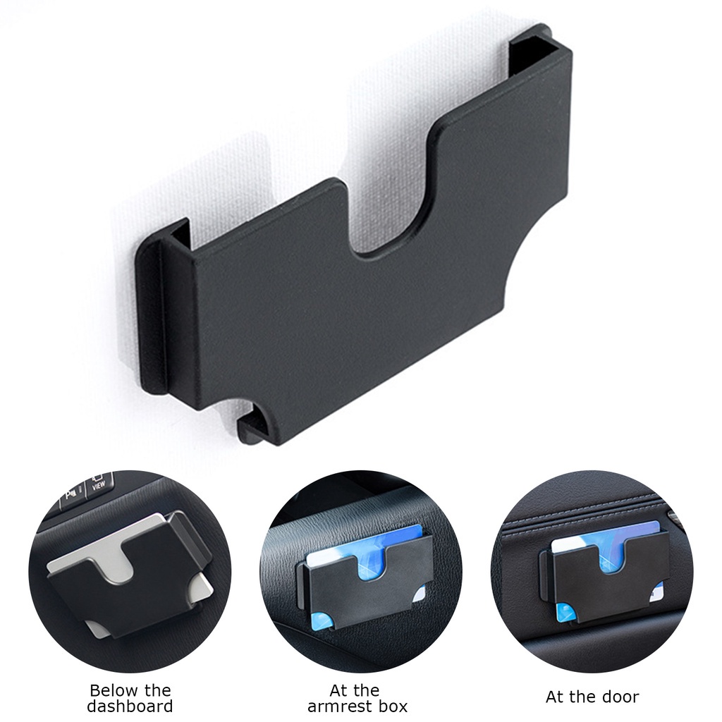 Universal Car Card Holder Acrylic Card Organiser Petrol Card Holder