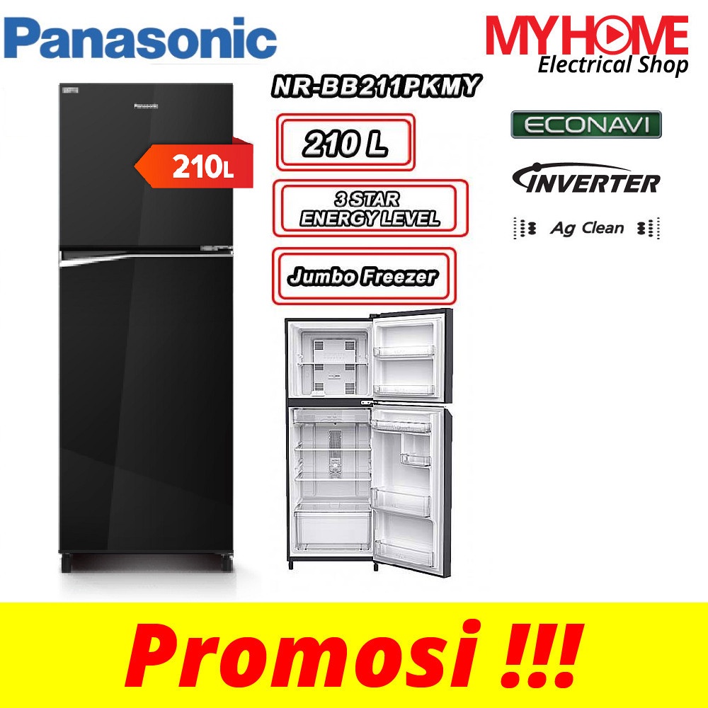 (COURIER SERVICE THE LORRY) PANASONIC NRBB211PKMY 210L 2DOOR INVERTER