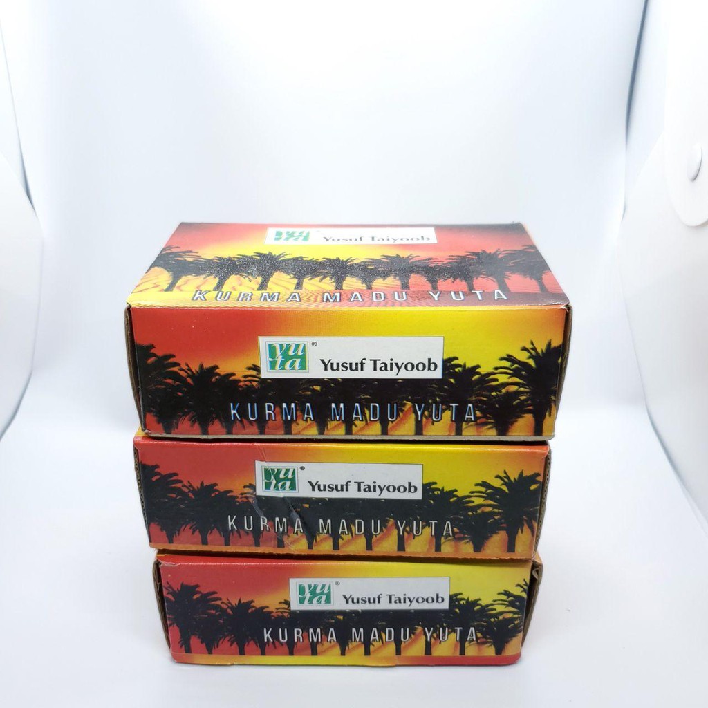 (PROMOSI) Kurma madu Yusuf Taiyoob 3 kotak X 500 gram