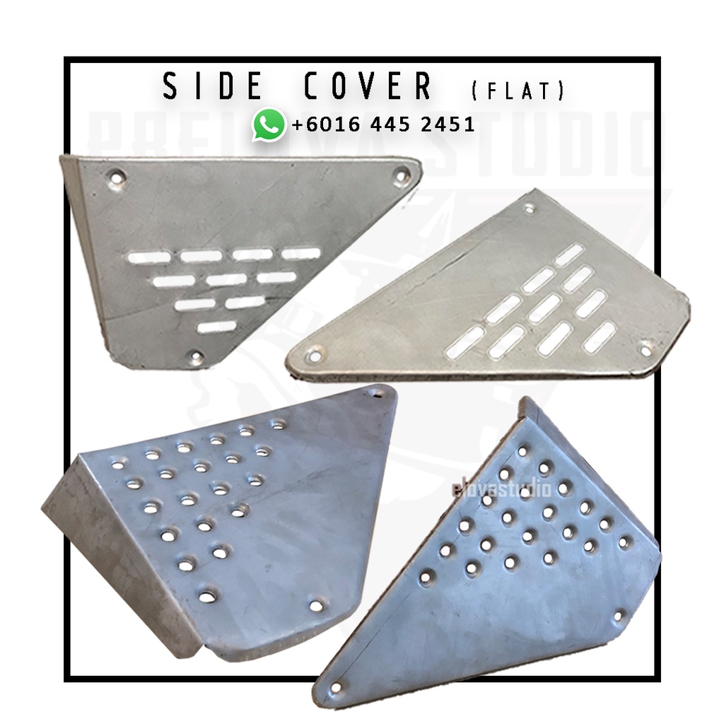 ( READY STOCK ) Motorcycle Custom Side Cover Side Panel Battery Cover