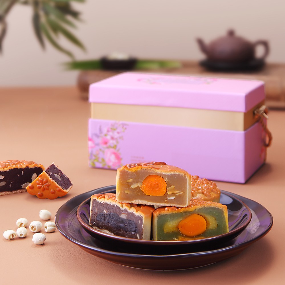 Kuih Bulan Baker's Cottage 100Halal Mooncakes Halal (4 pieces