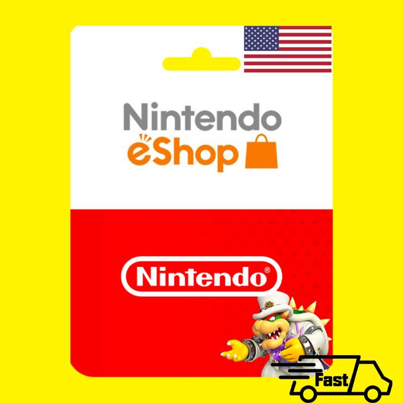 Nintendo Switch Prepaid Card Credit（US）5USD, 10USD, 20USD Shopee Malaysia