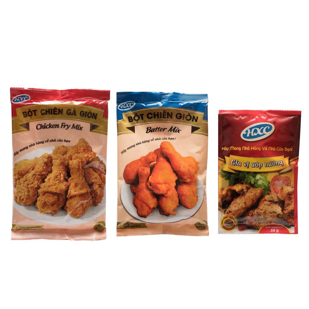 Combo Set Of 3 Crispy Chicken Frying Powder 200 gr, Crispy Fried Powder 200 gr, Wedding Spice