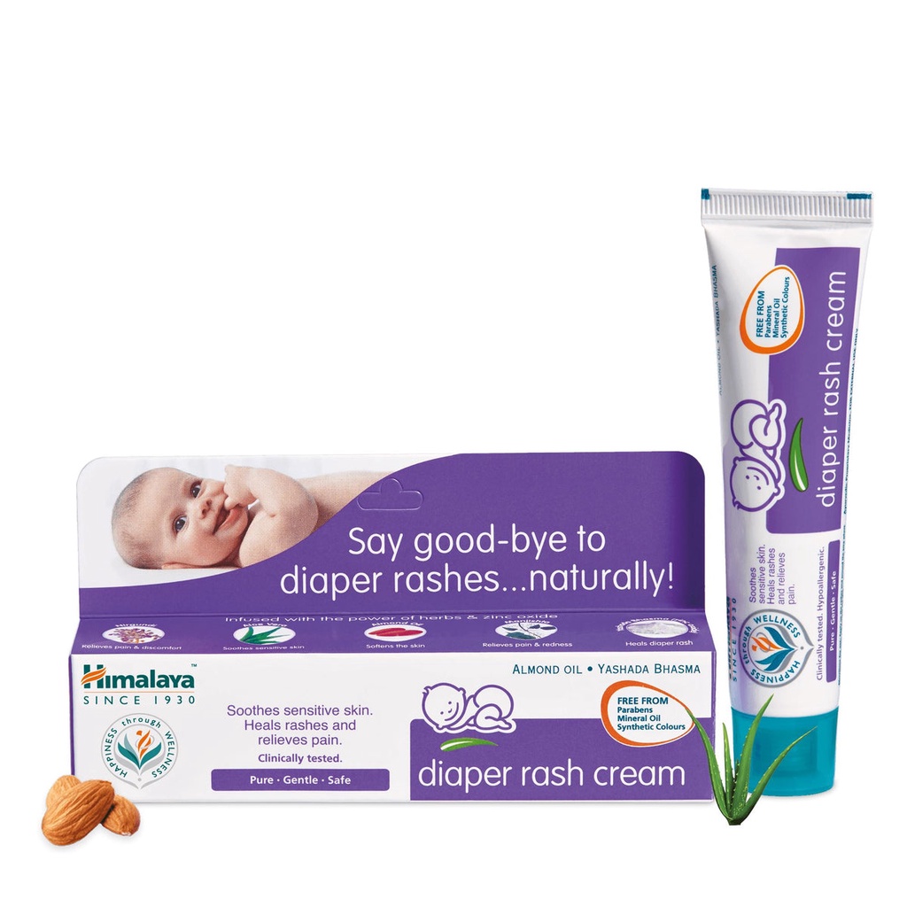 Himalaya Baby Diaper Rash Cream 50G & Baby Cream Heals rashes and
