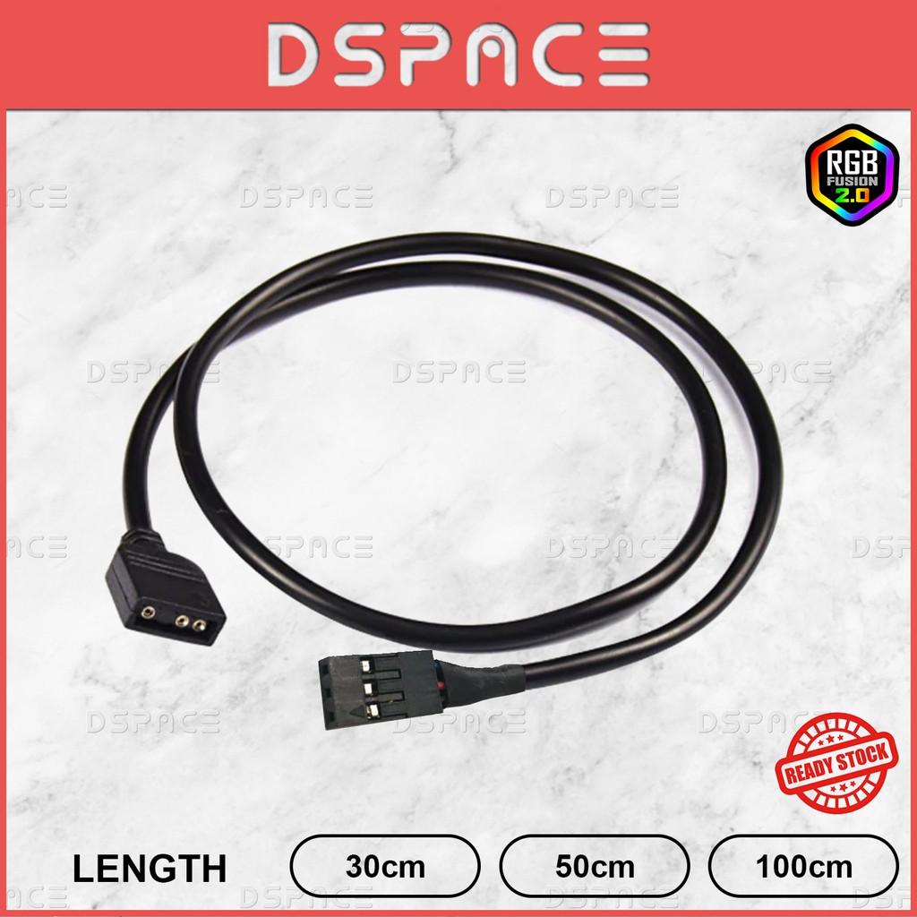 GIGABYTE 5V 3PIN RGB VDG Cable Connector for Motherboard 5V 3Pin VDG to