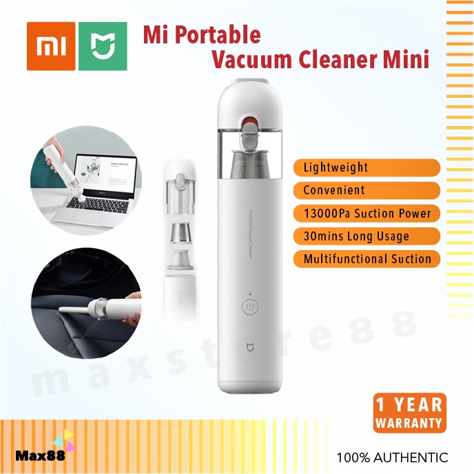 Xiaomi Mijia Mi Portable Vacuum Cleaner Mini Wireless Handheld