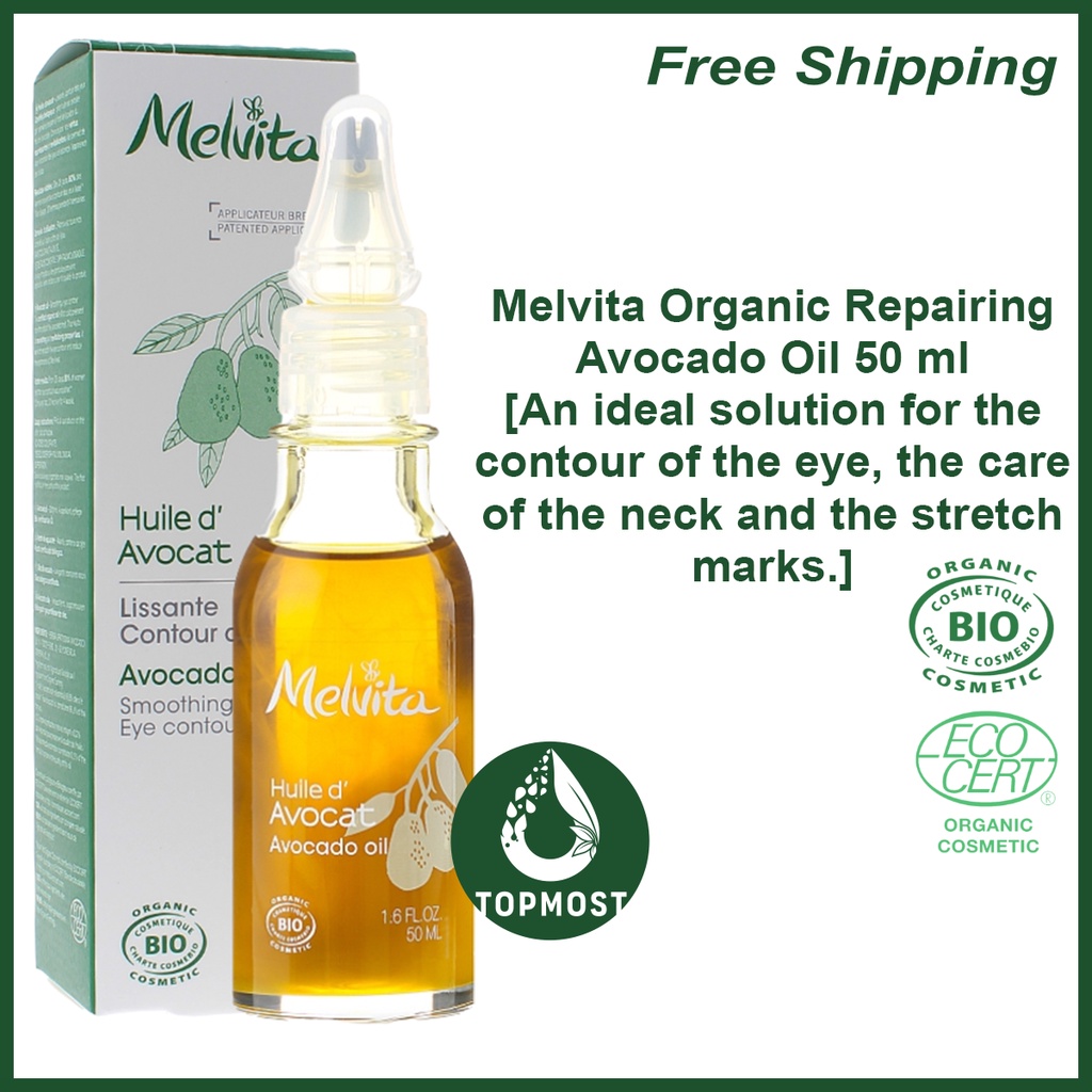 Melvita Organic Repairing Avocado Oil 50 ml [An ideal solution for the