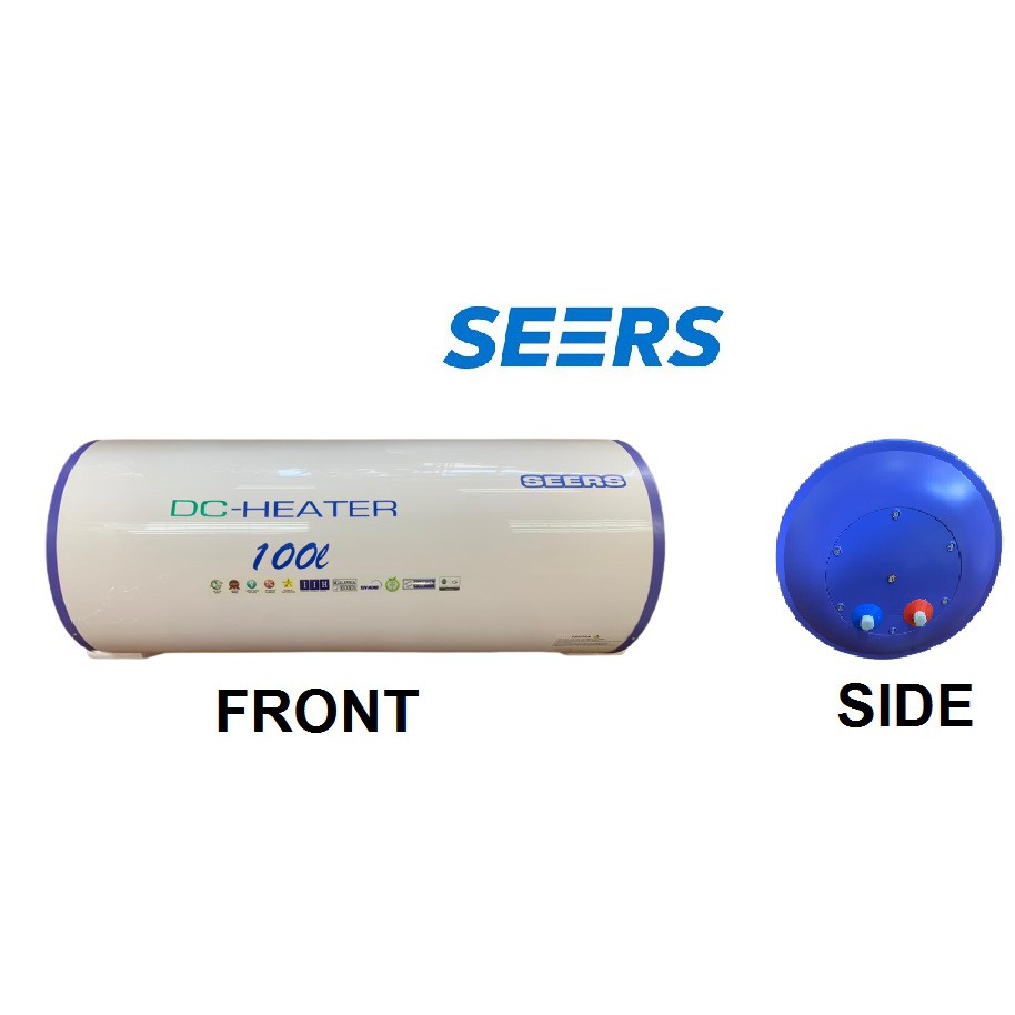 Seers 100L/100Liters DC Hot Water Air Panas Storage Heater Tank Energy