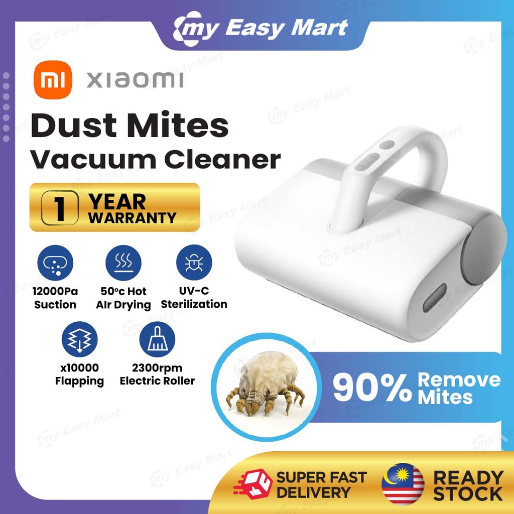 Xiaomi Mijia Dust Mites Vacuum Cleaner Wired Version Handheld 12kPa Bed