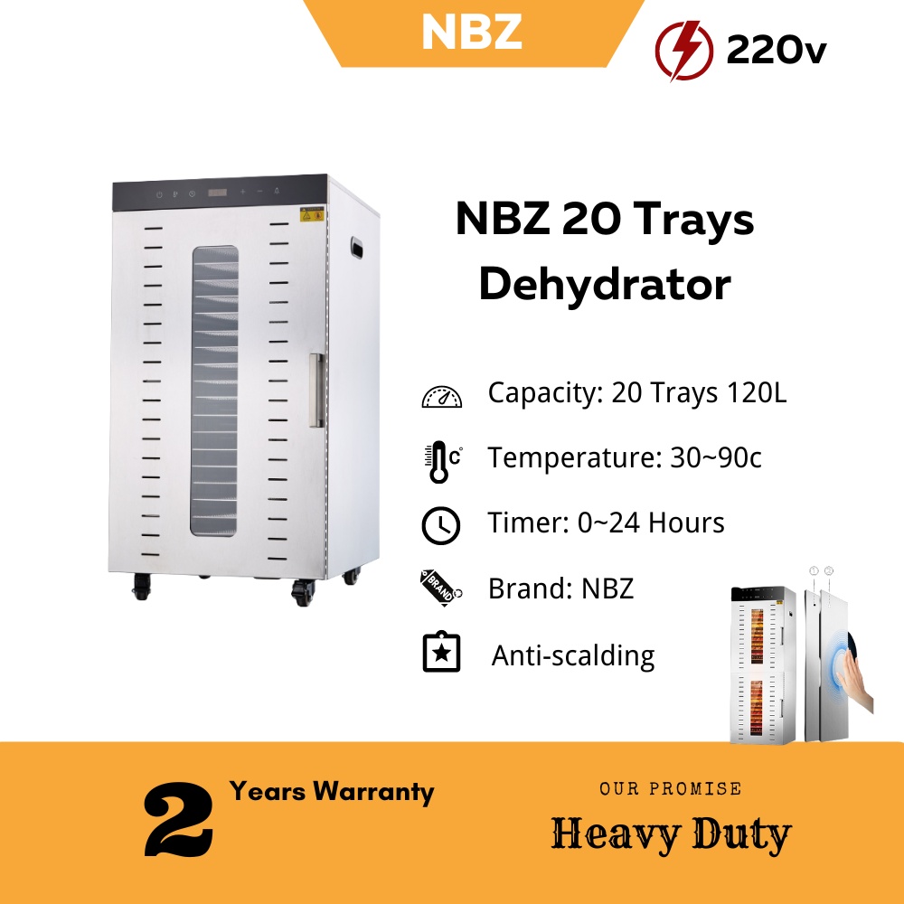 [READY STOCK] NBZ Dehydrator Dryer Fruit Dryer Stainless Steel Food