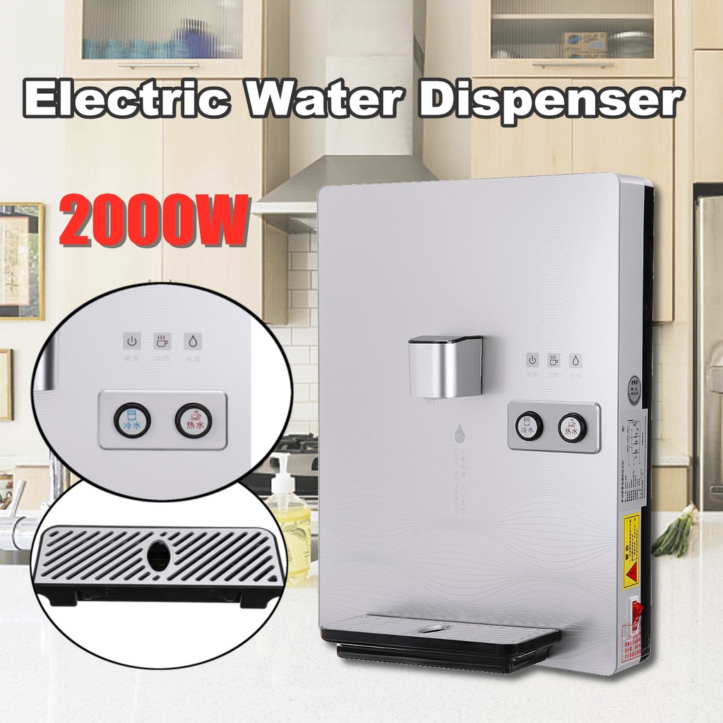 Wall Mounted 2000W Electric Hot Cold Water Dispensers Pumping Drinker