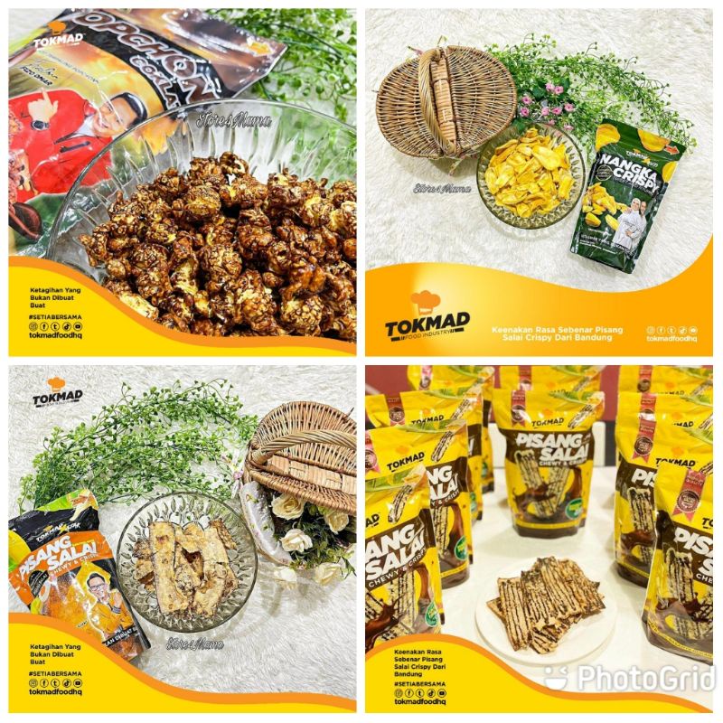 ((ReadyStok))Tokmad Pisang Salai, Popcorn, Nangka Crispy Shopee Malaysia