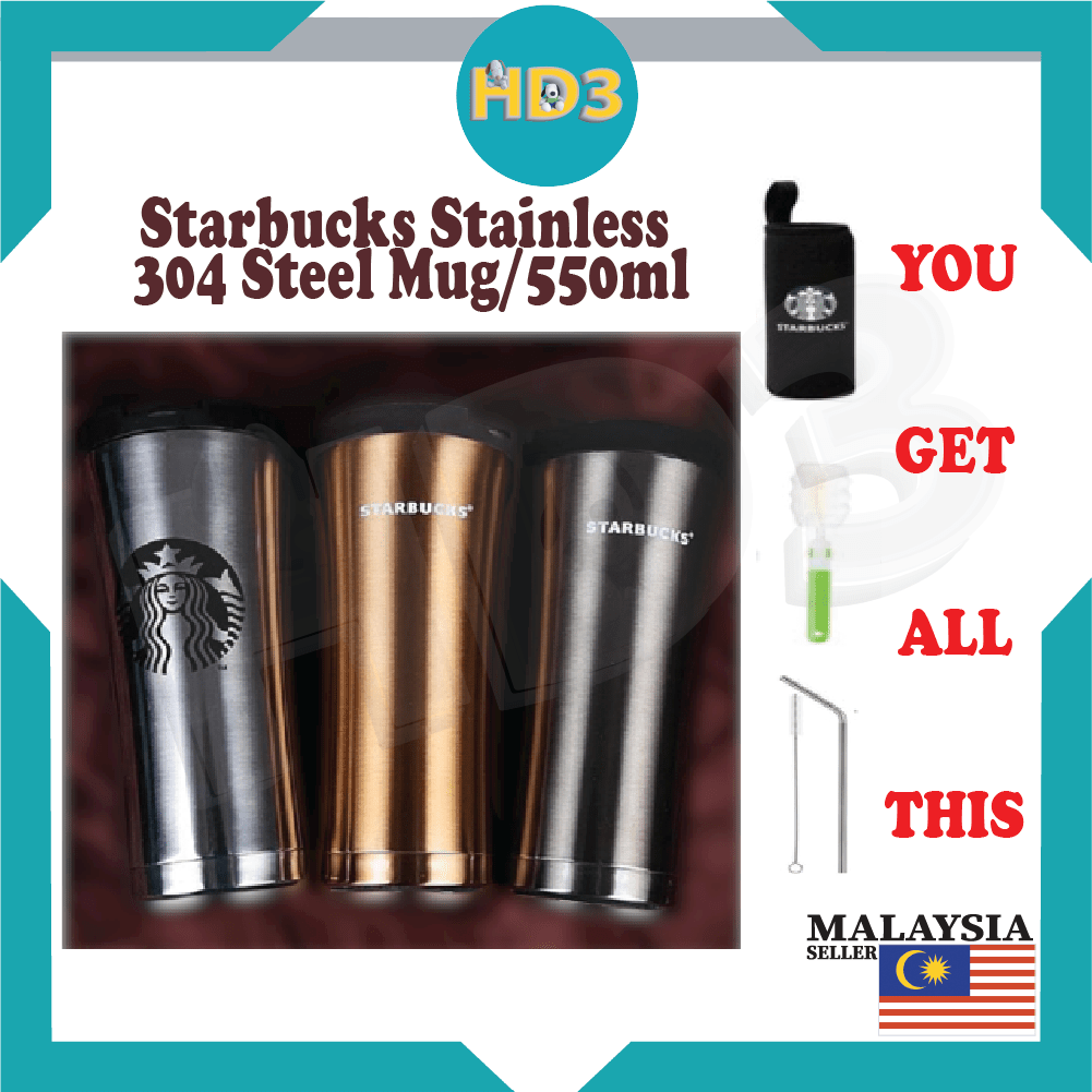 [READY STOCK] Starbucks flask tumbler flask Stainless steel 304 flask