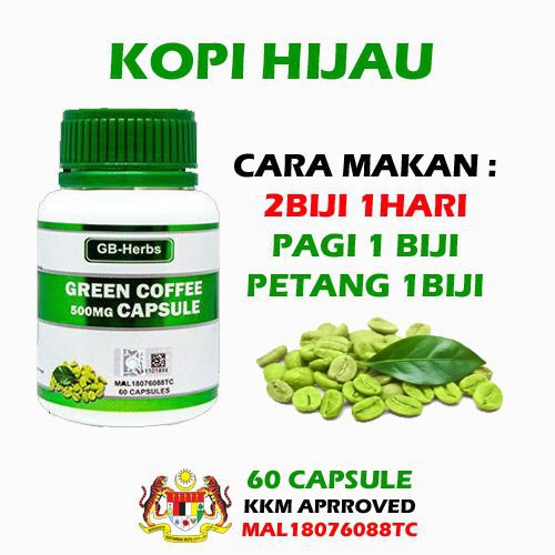 Green Coffee Bean MalaysiaHALAL 1BOTOL Shopee Malaysia
