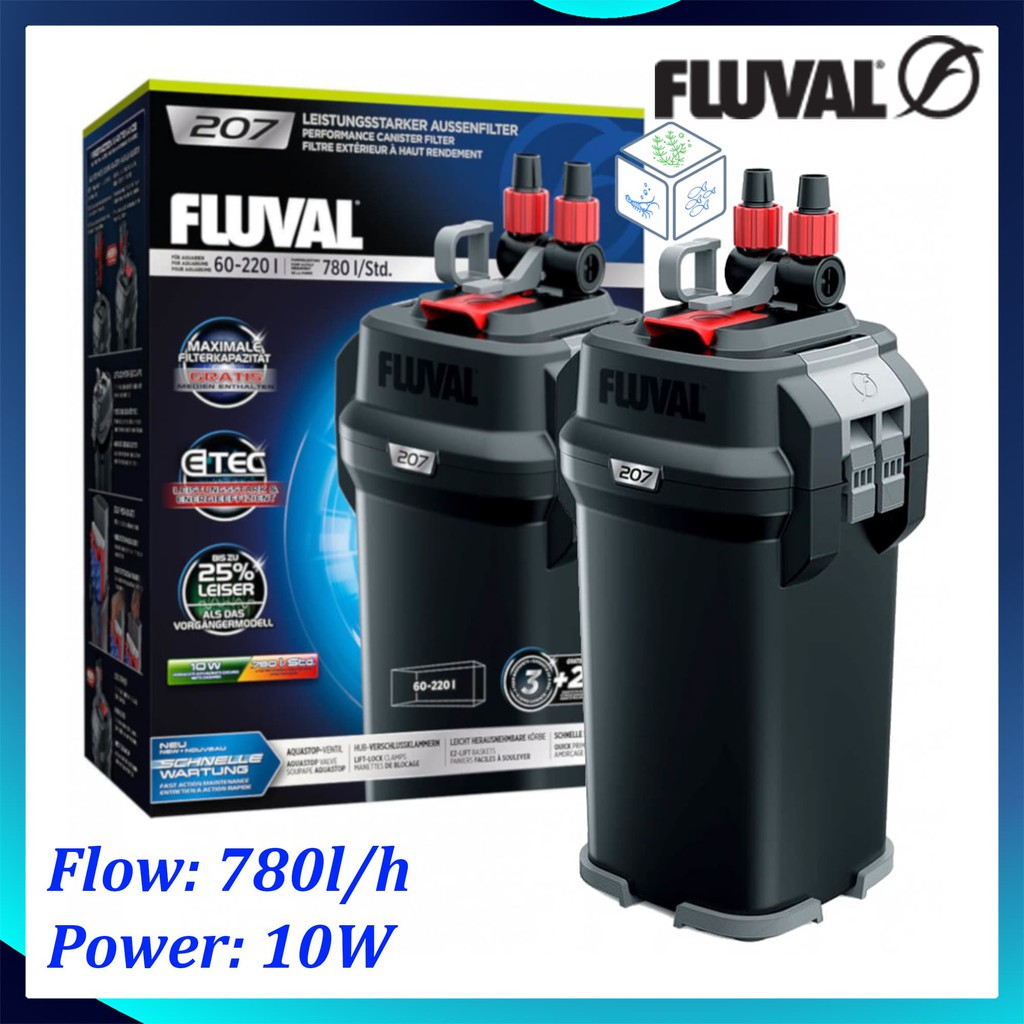 Fluval 207 High Performance Aquarium Canister Filter Shopee Malaysia