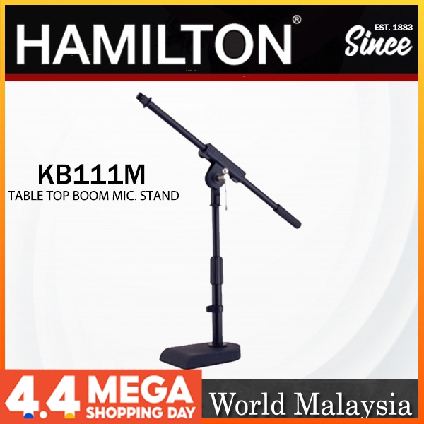 Hamilton KB111M Bass Drum Mic or Table Top Boom Microphone Stand (KB111) Shopee Malaysia