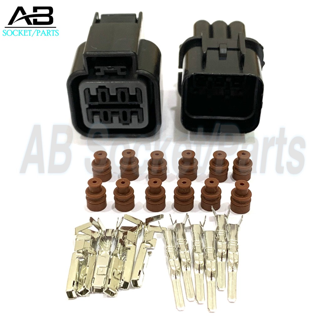 6 Pin Mitsubishi EVO Injector Ballast Resistor Delete (Bypass) PLUG