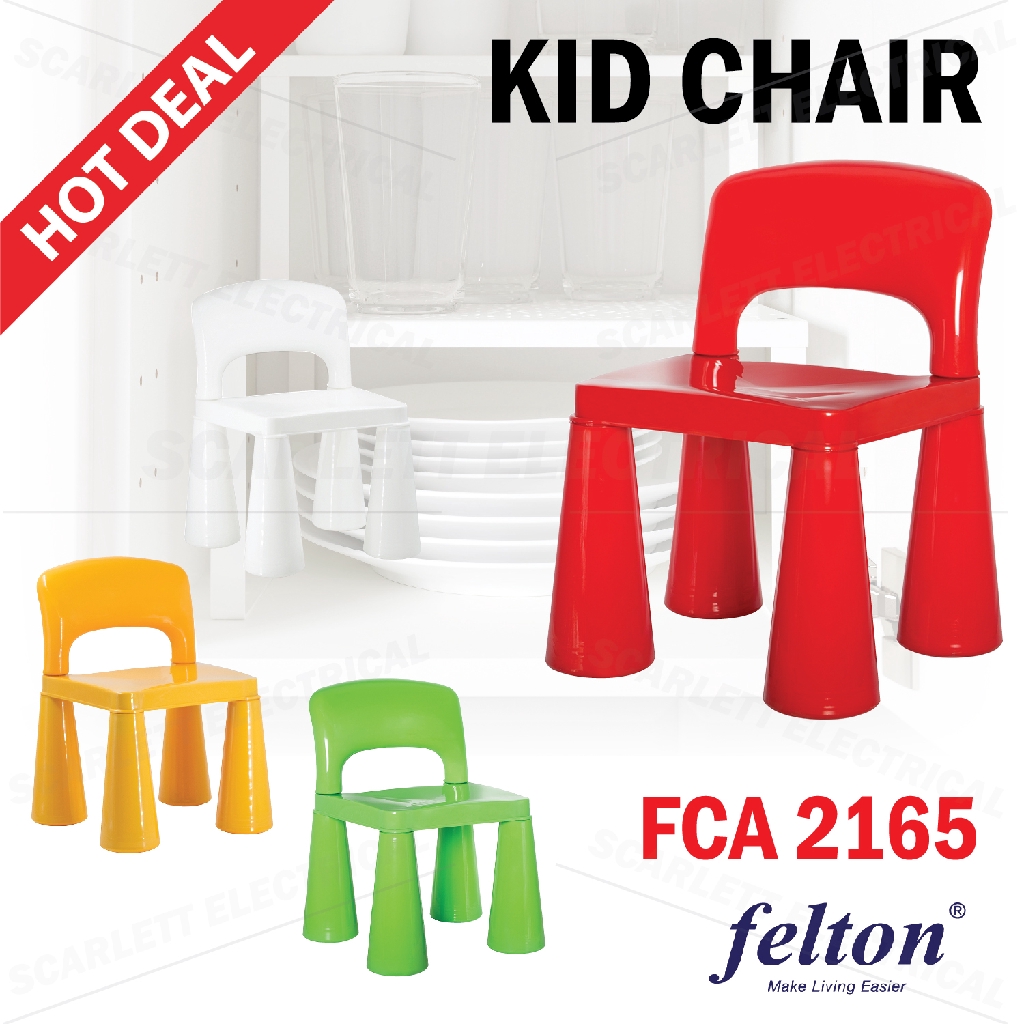 Felton Kid Chair FCA 2165 Junior Stool Sturdy Stable Sitting BPA FREE