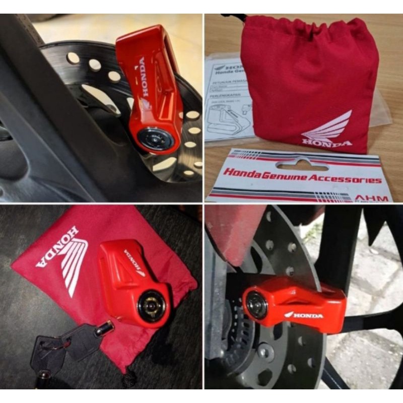 Honda Motorcycle original Disclock Disc Lock Shopee Malaysia
