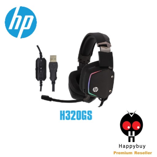 HP H320GS USB 7.1 GAMING HEADSET WITH MICROPHONE VOLUME CONTROL