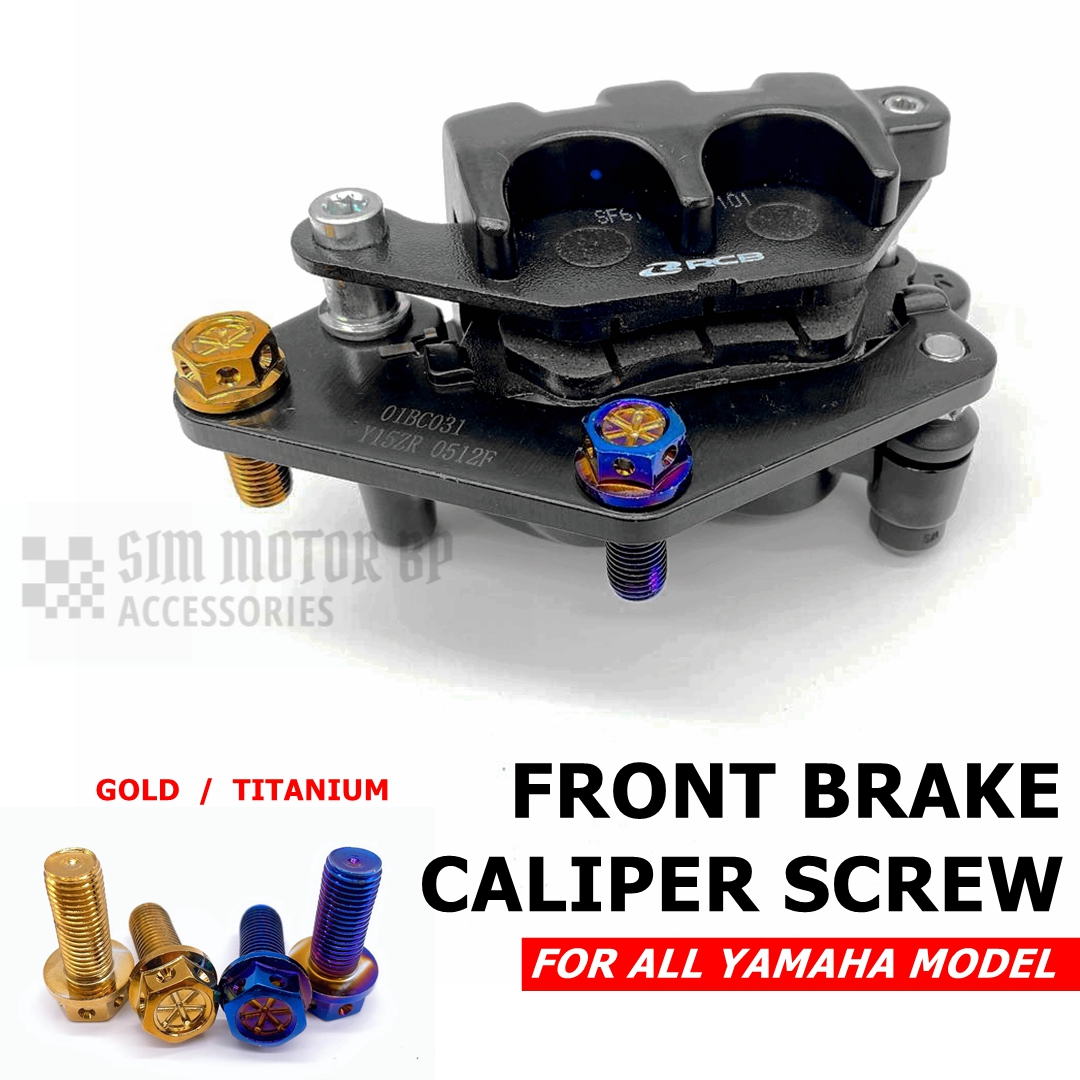 SCREW FRONT BRAKE CALIPER LC135 Y15ZR YAMAHA ALL MODEL SKRU BREK