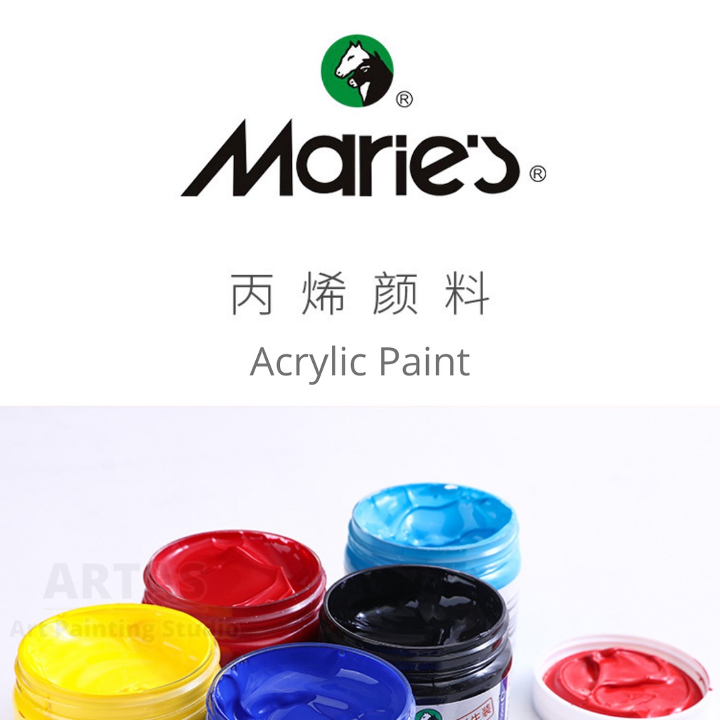 Marie's Acrylic Colour For Art Painting Marie's Acrylic Paint 50ml